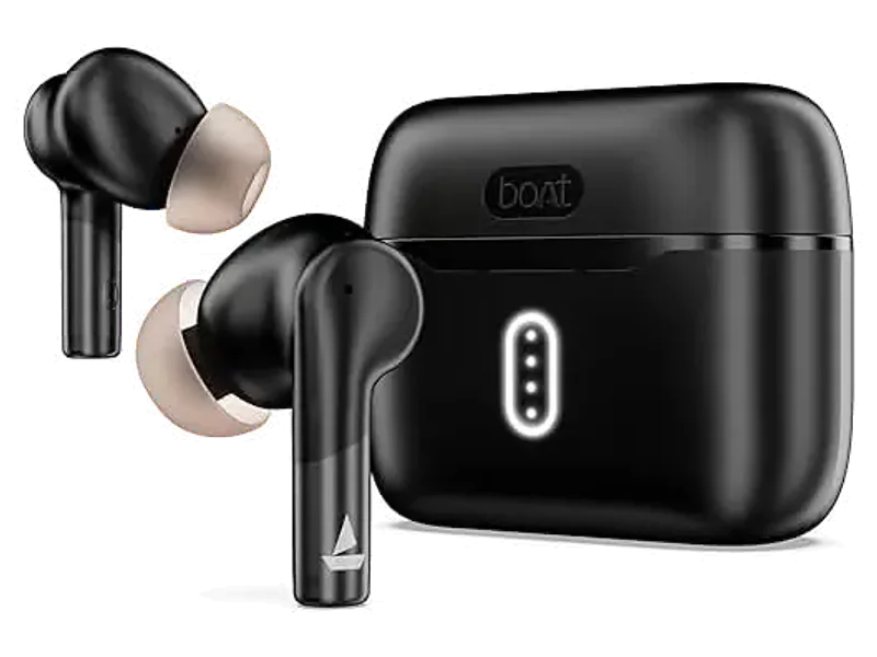 Boat Airdopes 141 Gen 2 TWS Ear Buds Wireless Earphones with mic (Active Black)