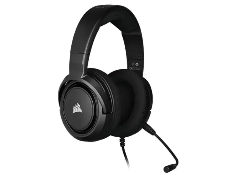 CORSAIR HS35 Wired 3.5mm Stereo Gaming Headphone With Mic ( Carbon ) ( PC/PS4/XBOX One )