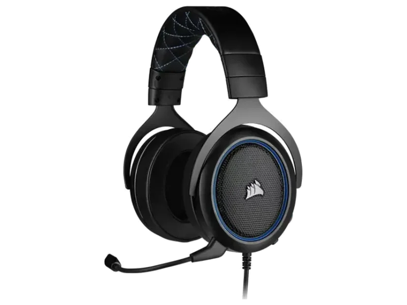 CORSAIR HS60 3.5mm Wired 7.1 Surround Gaming Headphone With Mic ( White ) ( PC/Mobile/Mac/Xbox )