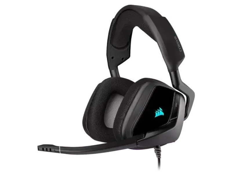 CORSAIR Void Elite RGB Wired 7.1 Surround Gaming Headphone With Mic ( Carbon ) ( PC/PS4/XBox/One/Laptop/iPhone )