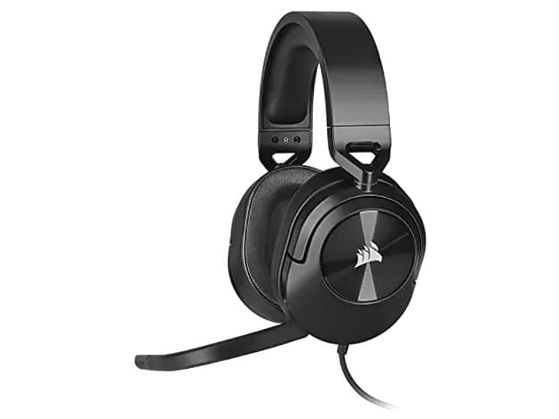 CORSAIR HS55 Wired 7.1 Surround Gaming Headphone With Mic ( Carbon ) ( PC/PS5/PS4/Xbox )