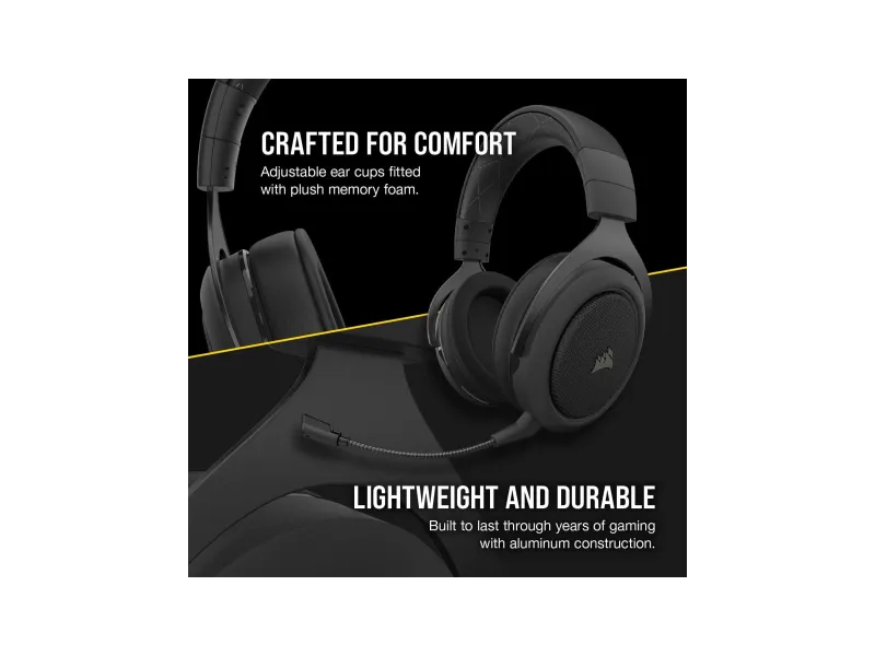 CORSAIR GAMING HEADSET HS70 PRO WIRELESS CARBON