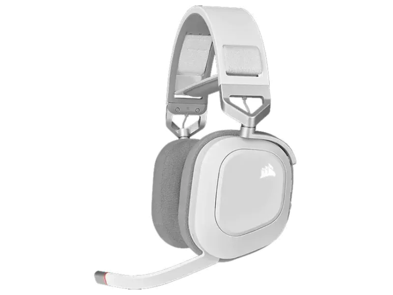 CORSAIR HS80 RGB Wireless 7.1 Surround Gaming Headphone With Mic ( White ) ( PC/PS5/PS4 )