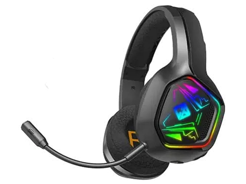 Cosmic Byte Immortal 2.4Ghz Wireless + Bluetooth + Wired Headphone (Black)