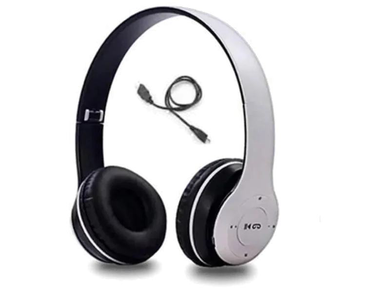 DXONE Premium Trendy Wireless Bluetooth Headset with Deep Bass Bluetooth & Wired