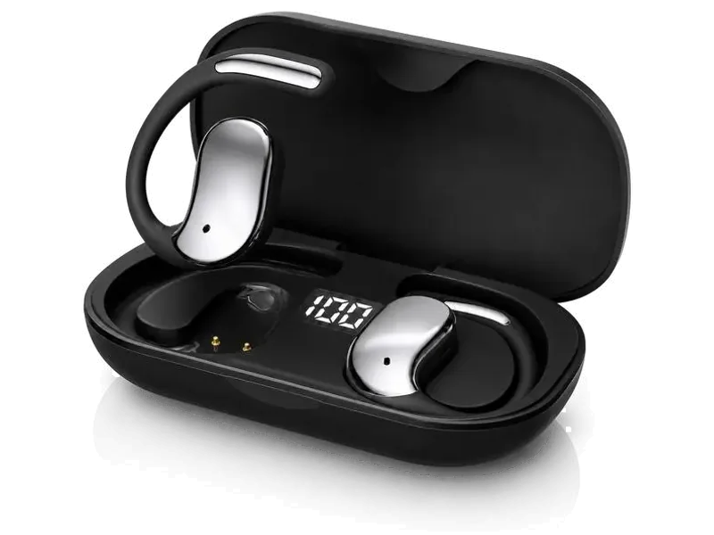VEHOP G25 OWS Open Ear Wireless Earbuds, ENC Mic for Calls, Designed for Sports, Gym, Bluetooth