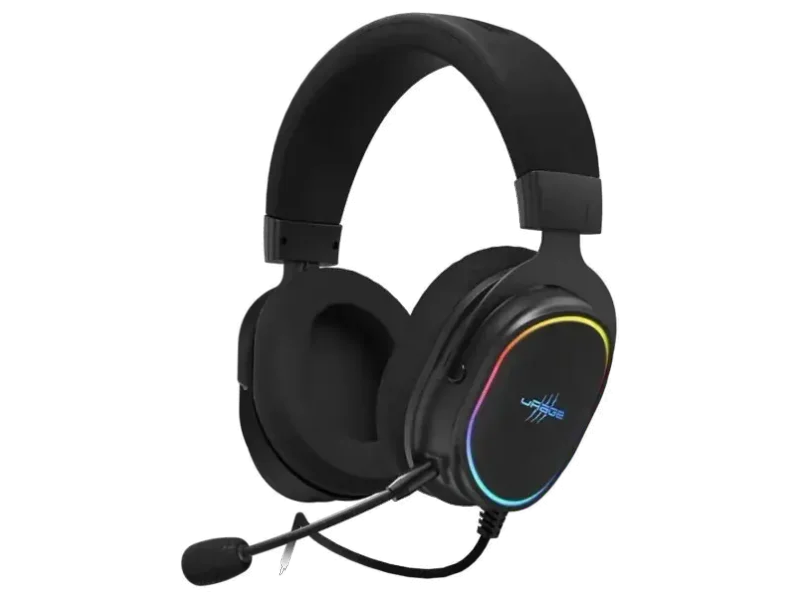 HAMA 139924 HS-USB 300 Wired Stereo Gaming Headphone With Mic ( Black ) ( PC )