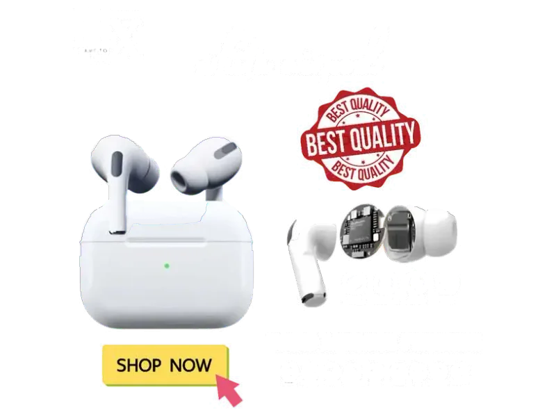HIGHEX WIRELESS TWS AIRPOD WHITE Earbud Bluetooth ANC-3 Bluetooth Earbuds WIRELESS