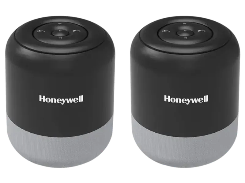Honeywell Trueno U100 Wireless Duo Bluetooth V5.0 Speaker 5Wx2, 12Hrs Playtime per Speaker, Advanced 52mm Drivers, IPX4, TWS Feature, Premium Stereo Sound, Multi Compatibility Mode