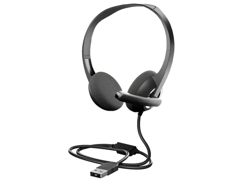 Honeywell New Suono P40 Wired On-Ear Headphones with Rotating Mic for HD Calling, Dual 40mm Drivers, Adjustable Headband for PC/Laptop/Computers, in-Built Noise canceling, Stereo Sound, Deep Bass