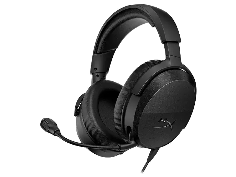 HyperX Cloud Stinger 3 Core - Wired Gaming Headset, Lightweight Over-Ear Headset with mic, 3.5mm Cable, Noise Cancelling, Swivel-to-Mute Function, 50mm Drivers - Black, 275g - (BS1T5AA)