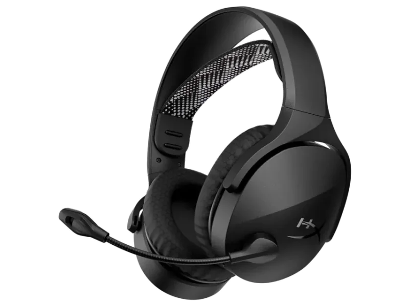 HYPERX Cloud Jet Dual 2.4GHz Wireless + Bluetooth Gaming Headphone ( Black ) ( PC / Mac / PS5 / PS4 / Mobile ) ( AJ0T1AA )