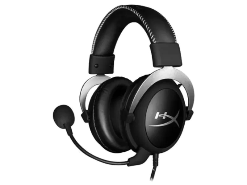 HYPERX Cloud Pro Wired 3.5mm Stereo Gaming Headphone ( Silver ) ( PC / PS4 / Mobile / Mac / Xbox )