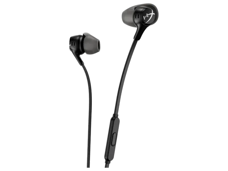 HYPERX CLOUD EARBUDS II GAMING EARBUDS WITH MIC-BLACK (70N24AA),IN-EAR,WIRED