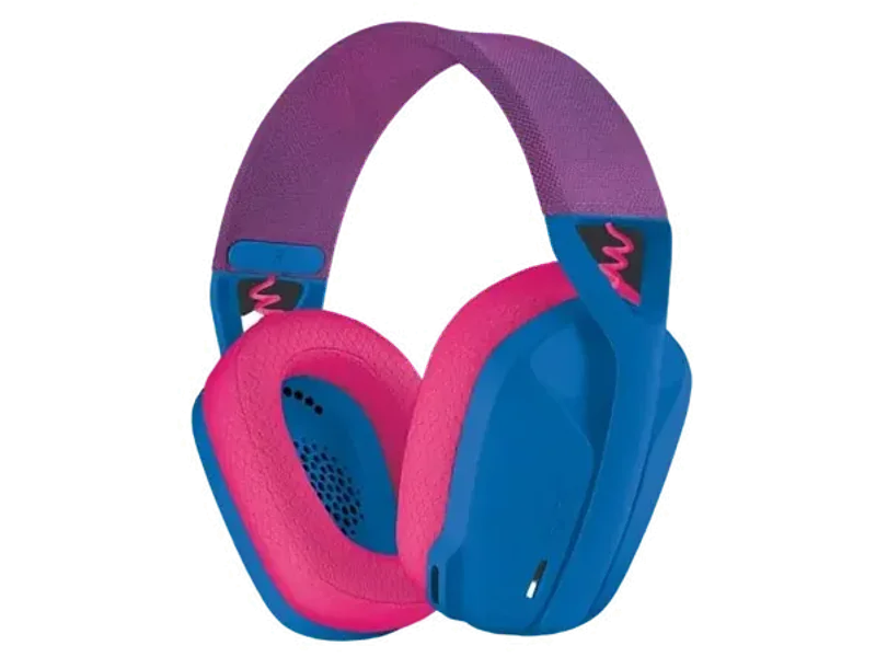 Logitech G435 Blue and Raspberry Wireless Gaming Headset With Mic 981-001063