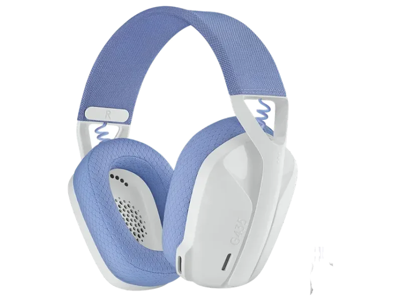LOGITECH G435 LIGHTSPEED WIRELESS GAMING HEADSET - WHITE