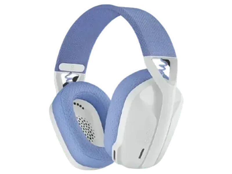LOGITECH G435 Wireless + Bluetooth + USB 7.1 Surround Gaming Headphone ( White ) ( PC / PS4 / PS5 / Mac OS )