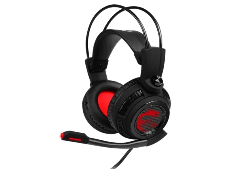 MSI DS502 LED Wired 7.1 Surround Gaming Headphone ( Black ) ( PC / Xbox / Mobile / Mac )