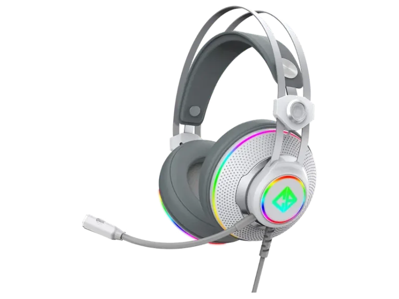 COSMIC BYTE Proteus X Wired USB Gaming Headphones ( PC / Mac / PS4 / PS5 / Xbox / Nintendo / Mobile ) ( White ) ( TCBP03586 )