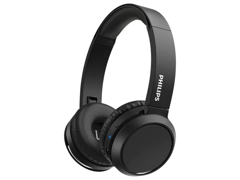 PHILIPS AUDIO TAH4205XTBK/00 BLUETOOTH 5.0, BASS BOOSTER, QUICK CHARGING UPTO 29H PLAYTIME, 32MM DRIVER, COMPACT FOLDING DESIGN BLUETOOTH WIRELESS ON EAR HEADPHONES WITH MIC (BLACK)