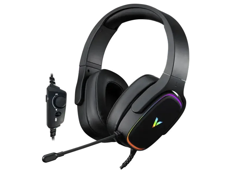 RAPOO VH700 RGB USB Wired Gaming Headphone ( Black ) ( PC )
