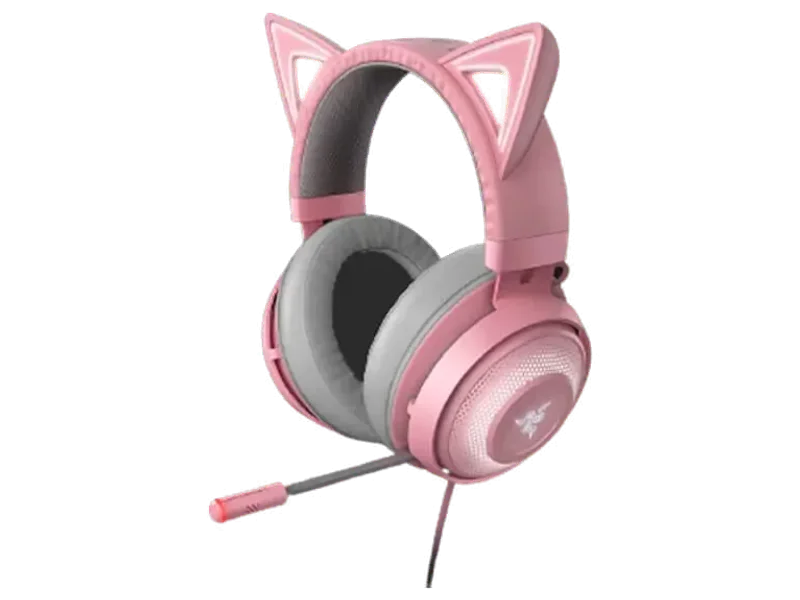 RAZER Kraken Kitty Wired 7.1 Surround Gaming Headphone ( Quartz ) ( PC / Xbox / Mobile / Mac )