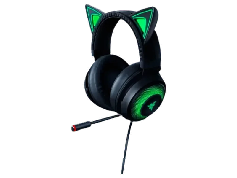 RAZER Kraken Kitty RGB USB Digital 7.1 Surround Gaming Headphone ( Black ) ( Devices with USB Connector )