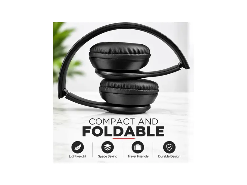 ShreeVistaar Comfort Headphones With Adjustable Headband Bluetooth