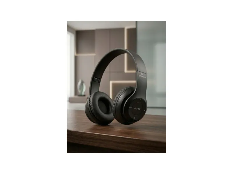 ShreeVistaar Wireless Music Headphones with Built In Mic Soft Ear Cushions Bluetooth