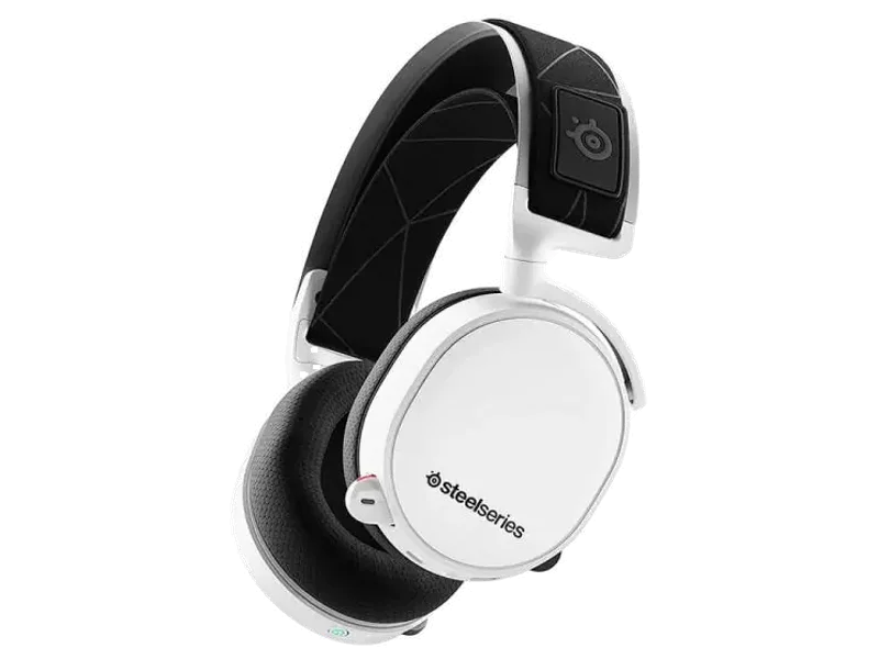 STEELSERIES Arctis 7 2019 Edition Wireless + Bluetooth 7.1 Surround Gaming Headphones ( White ) ( PS / PS4 / Xbox )