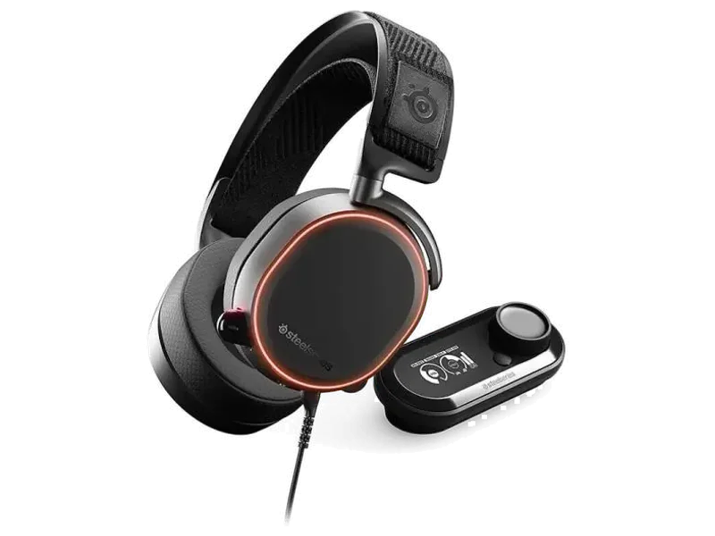 STEELSERIES Arctis Pro+ GameDAC Wired 7.1 Surround Gaming Headphones ( Black ) ( PC / Mac / PS4 )
