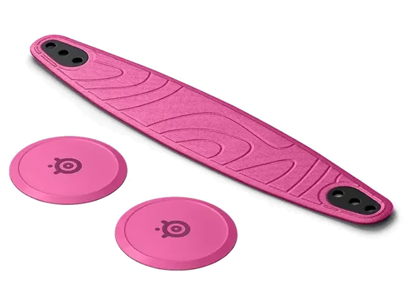 SteelSeries Arctis Nova Booster Pack — Gaming Headset Accessory — Nylon Headband — Customize with Unique Speaker Plates — Bright Pink