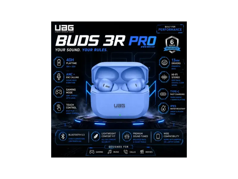 uag urbn armour gear Nord 3R True Wireless Earbuds for Music, Calls & Gaming Bluetooth