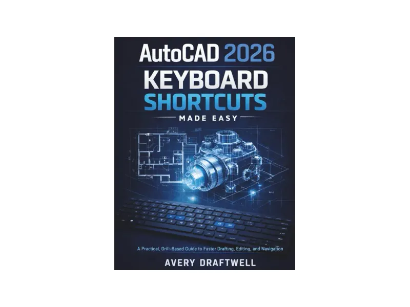 AutoCAD 2026 Keyboard Shortcuts Made Easy: A Practical, Drill-Based Guide to Faster Drafting, Editing, and Navigation