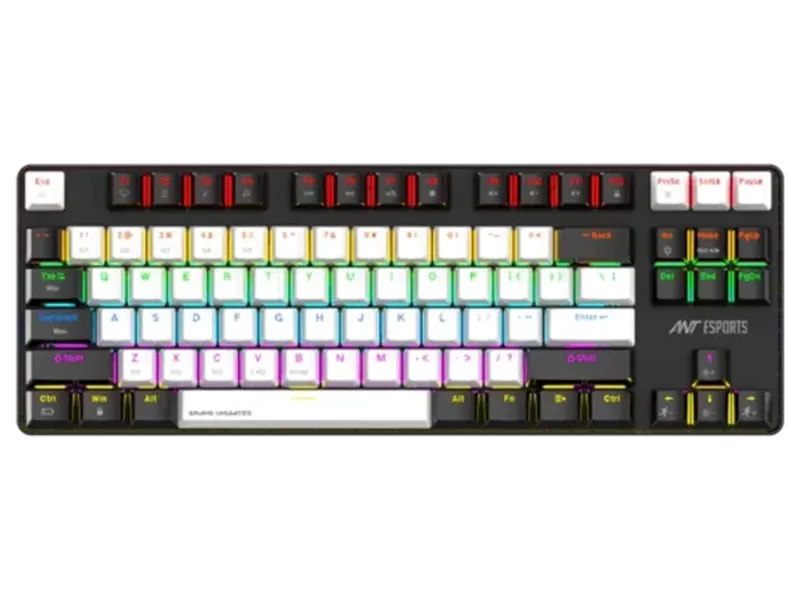 ANT ESPORTS MK 4500 Pro TKL Mechanical Wireless Gaming Keyboard (Black) (Red Switch) ( Linear Switch) (MK4500 PRO)