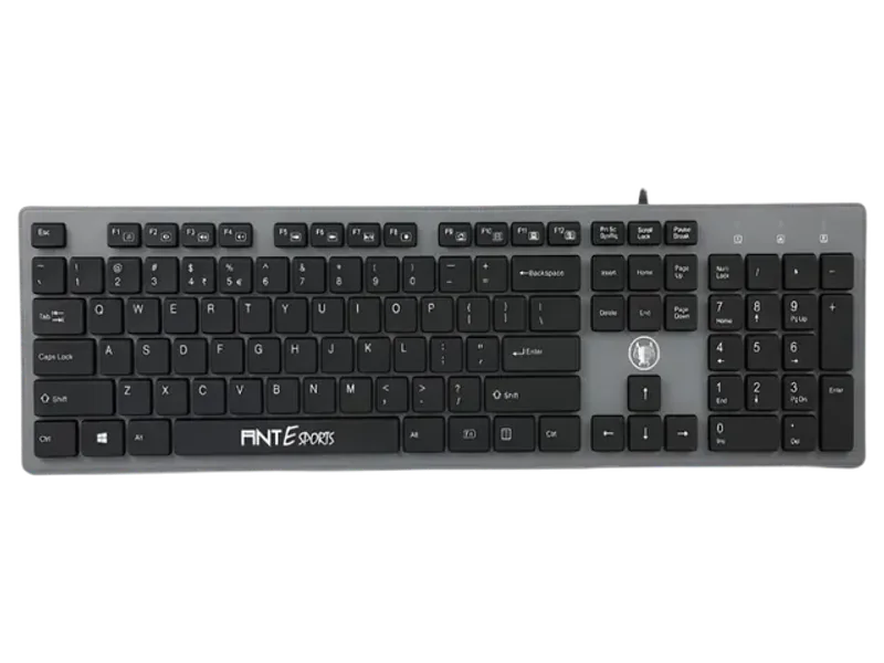 ANT ESPORTS KB217 Full Size Mechanical Wired Keyboard ( Black ) ( Low Profile Keys )