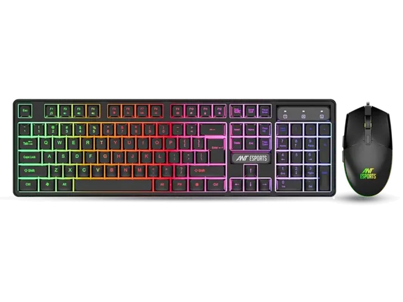 ANT ESPORTS KM1650 Full Size Gaming Keyboard & Mouse Combo ( Black )