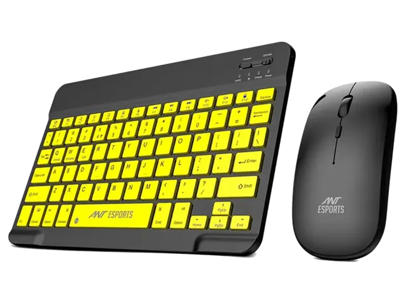 ANT ESPORTS WIRELESS KEYBOARD AND MOUSE COMBO (BLACK CYAN) WKM11