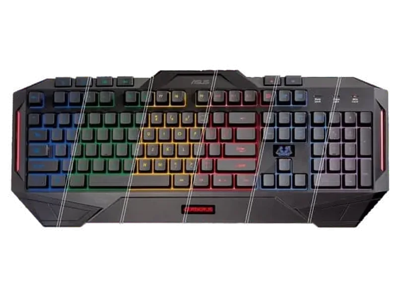 ASUS Cerberus MKII Full Size Membrane Wireless Gaming Keyboard ( Black )