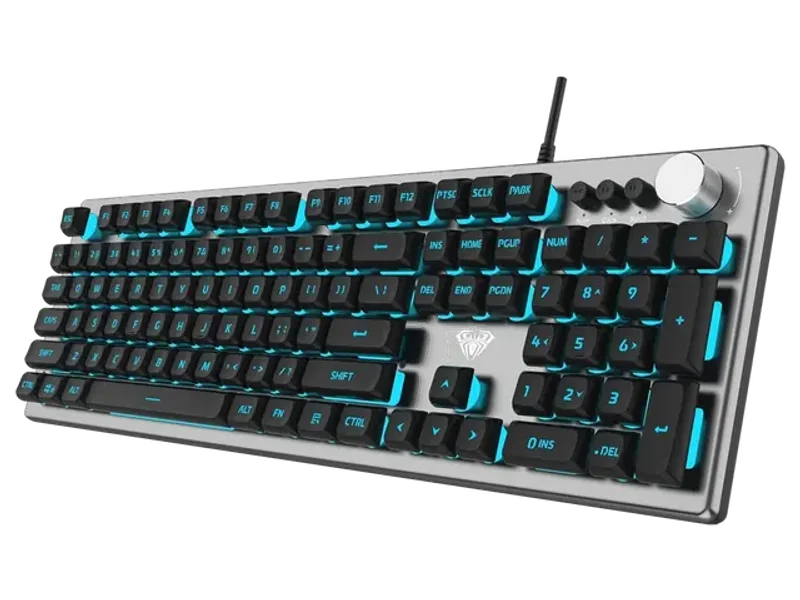 AULA 2028 USB MEMBRANE KEYBOARD BLACK GREY