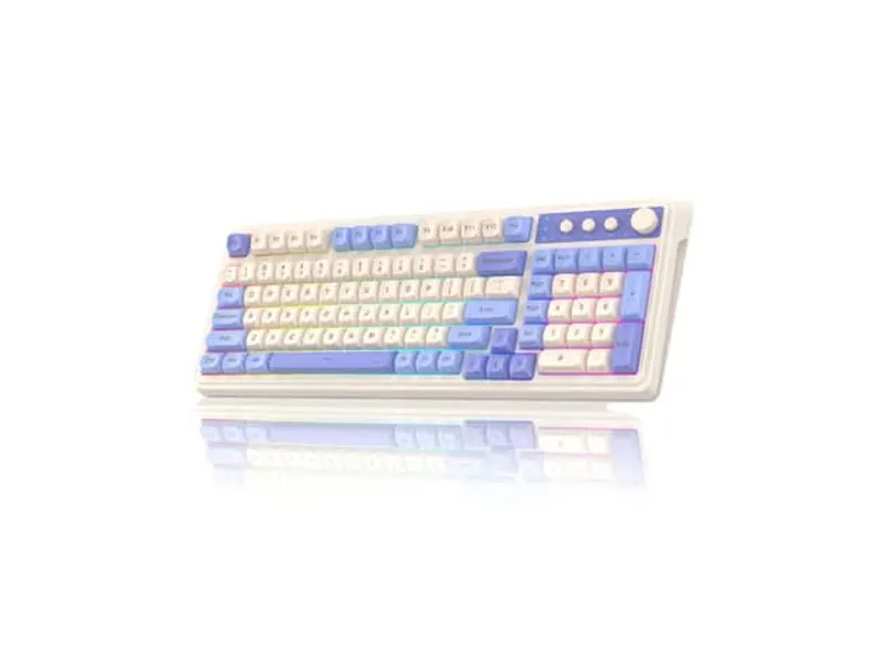 AULA S99 96% Wireless Membrane Gaming Keyboard Purple
