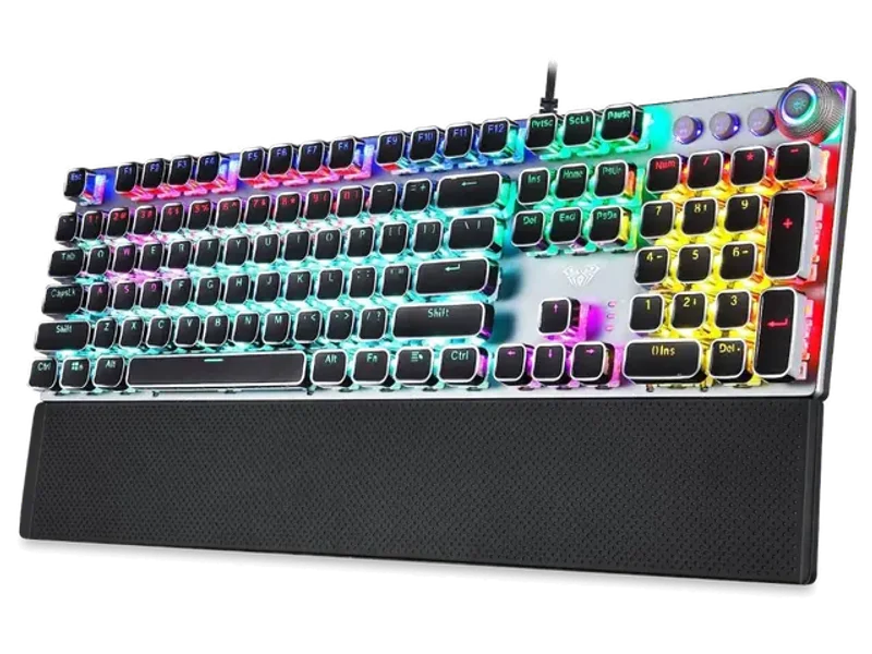 AULA F2088 Full Size Wired Mechanical Gaming keyboard ( Black ) ( Blue Switch ) ( F2088B )
