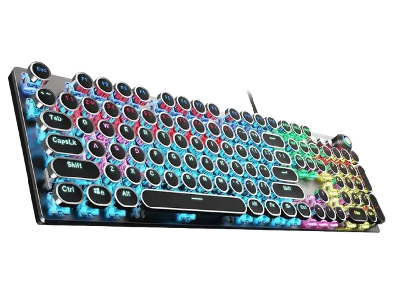 AULA F2088 Full Size Mechanical Wired Gaming Keyboard (Black) Brown Switches (F2088WHB)