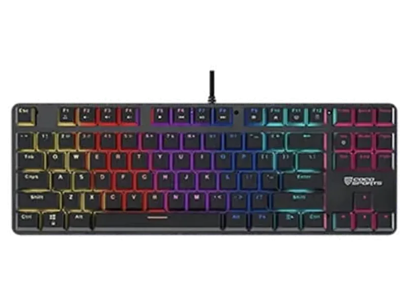 COCONUT K12 Orion Tenkeyless Mechanical Wired Gaming Keyboard ( Black ) ( Red Switch )