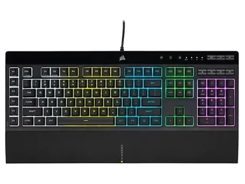 CORSAIR K55 Pro Full Size Membrane Wired Gaming Keyboard ( Black )