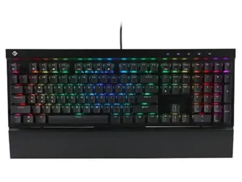 COSMIC BYTE CB-GK-29 Eye Pro RGB Full Size Wired Mechanical Gaming Keyboard ( Black ) ( Blue Switch )