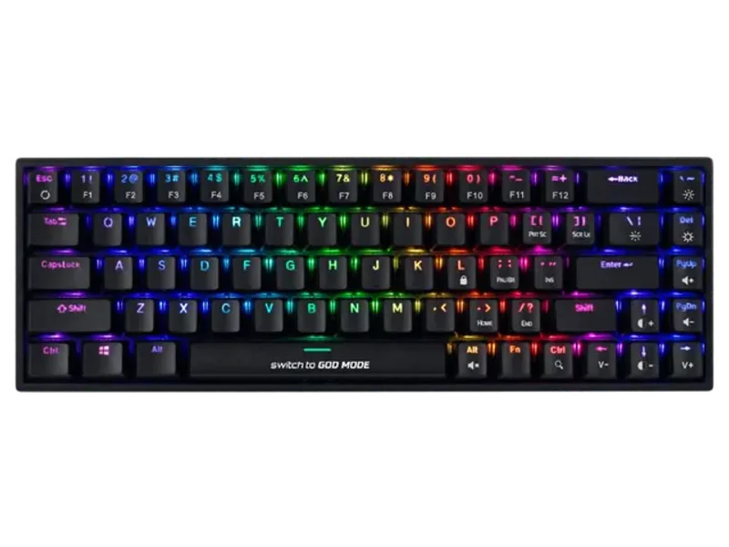 COSMIC BYTE CB-GK-40 Artemis 68 Keys RGB Wireless Mechanical Gaming Keyboard ( Blue Switch ) ( Black )