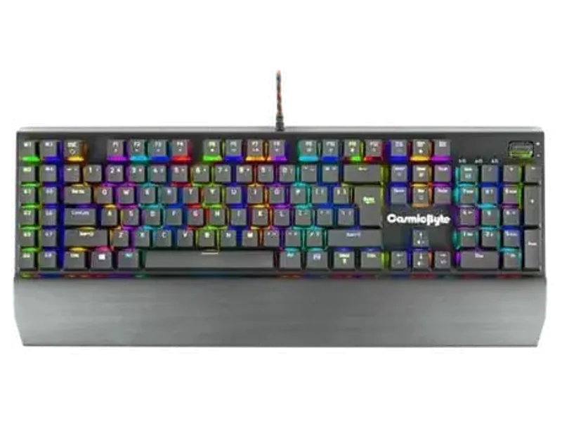 COSMIC BYTE CB-GK-24 Equinox Alturas Full Size Mechanical Wired Gaming Keyboard ( Black ) ( Clicky Blue Switch )
