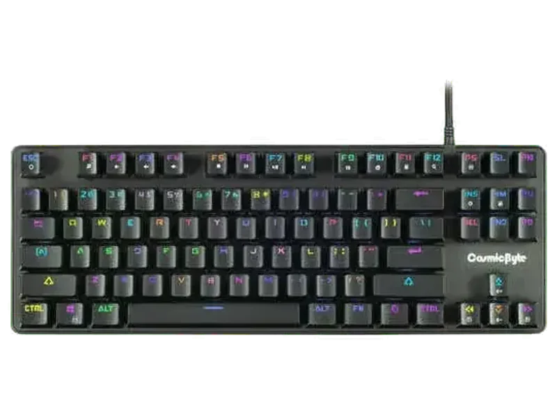 Cosmic Byte Cb Gk 16 Firefly RgbB TenKeyless Keyboard With Outemu Blue Switch (CB-GK-16)