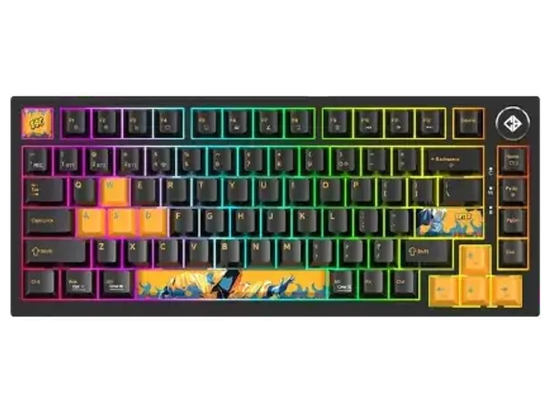 Cosmic Byte Phantom TKL Tri-Mode Keyboard with Red Mechanical Switch